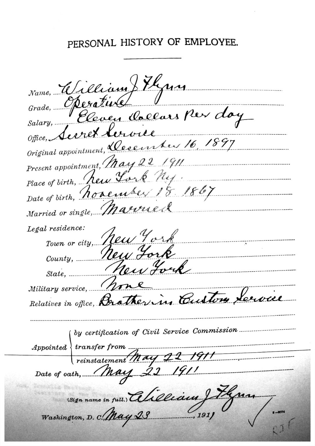 William J. Flynn Gang Rule