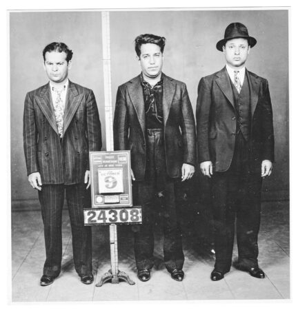 Martin Goldstein alias Buggsy, Seymore Magoon alias Blue Jaw, and Irving Strauss - October 9 1936